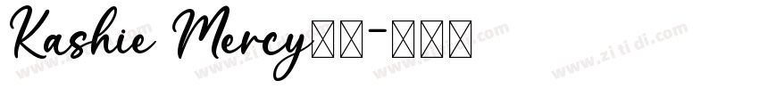 Kashie Mercy常规字体转换